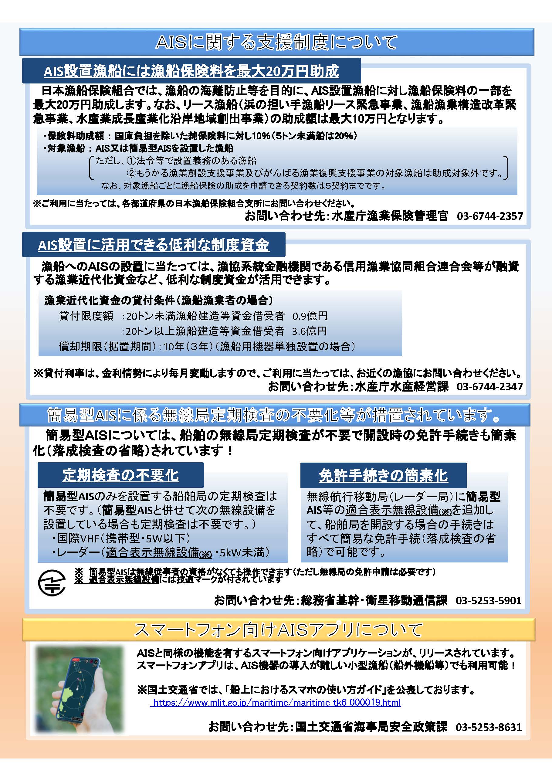 海難事故防止のためAISの導入を！