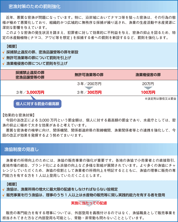 水産政策の改革のポイント4