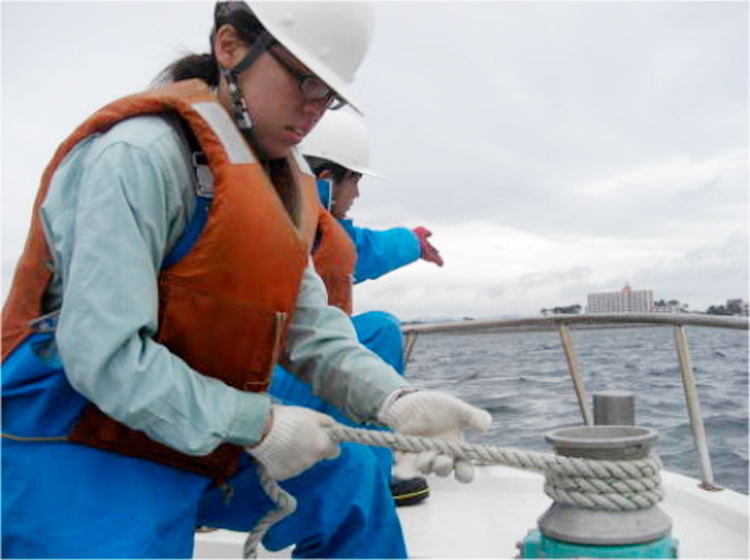 重点安全目標を考慮しての実習の遂行の写真