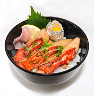 JF銚子(JF千葉漁連) 銚子つりきんめ煮炙り丼の写真