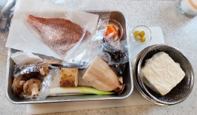 参加者に配送される食材