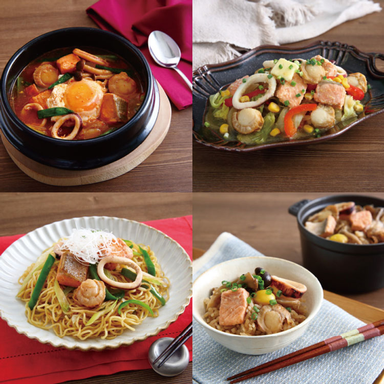 ABCクッキングスタジオでの調理例の一部