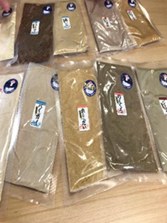 天然素材の魚パウダー