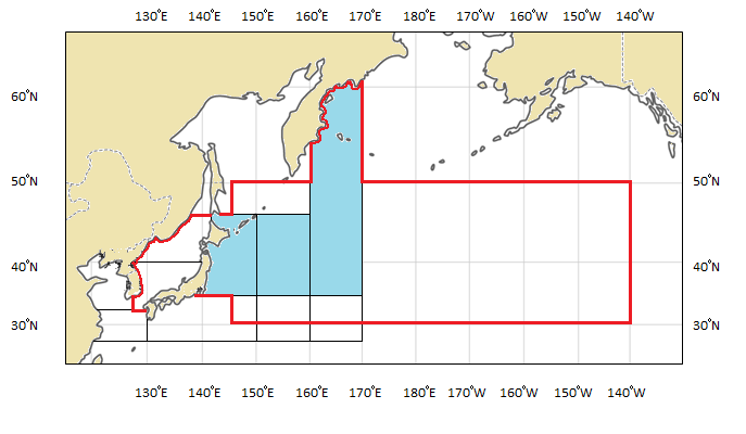 調査の実施水域