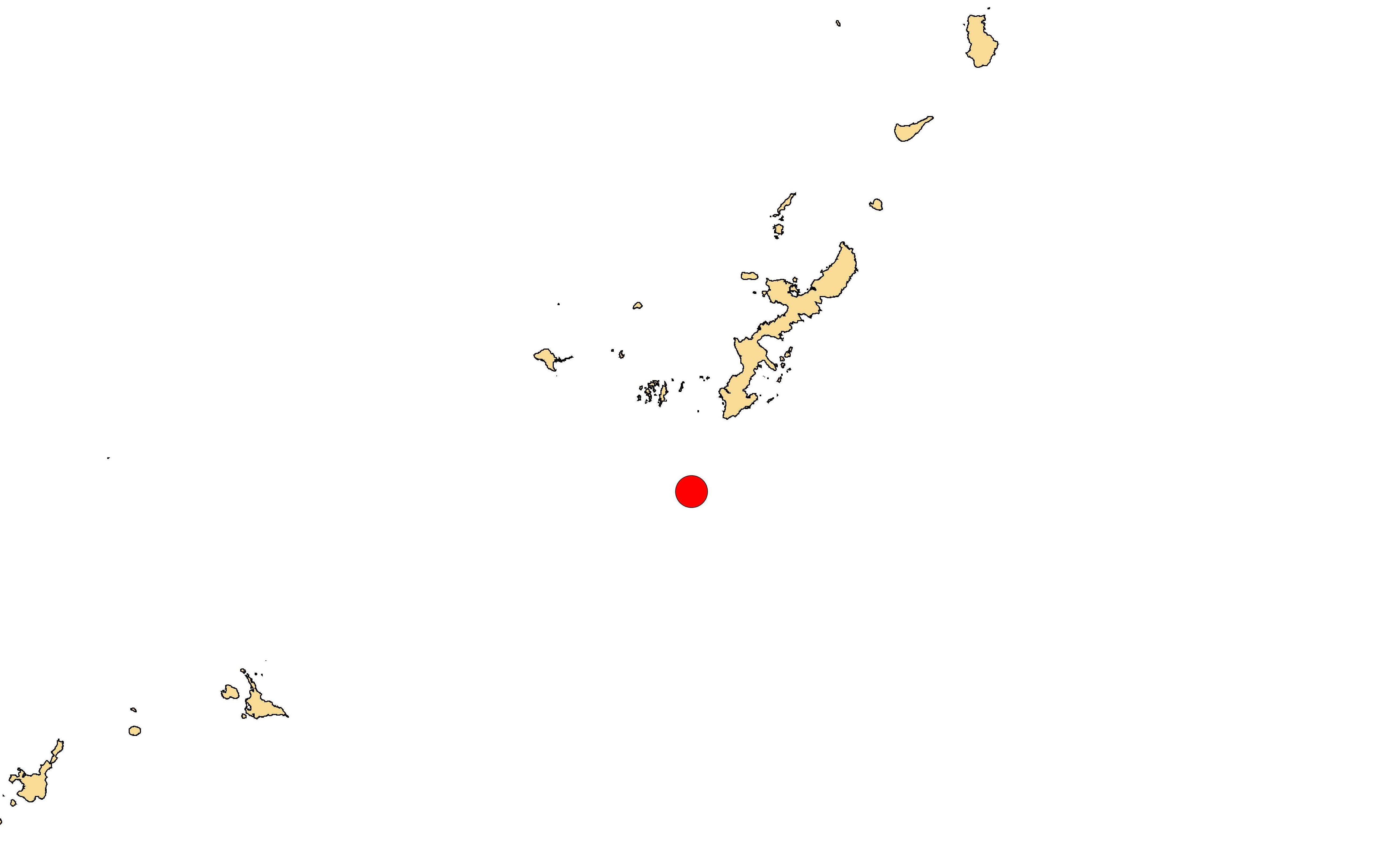 クロマグロ産卵場の位置