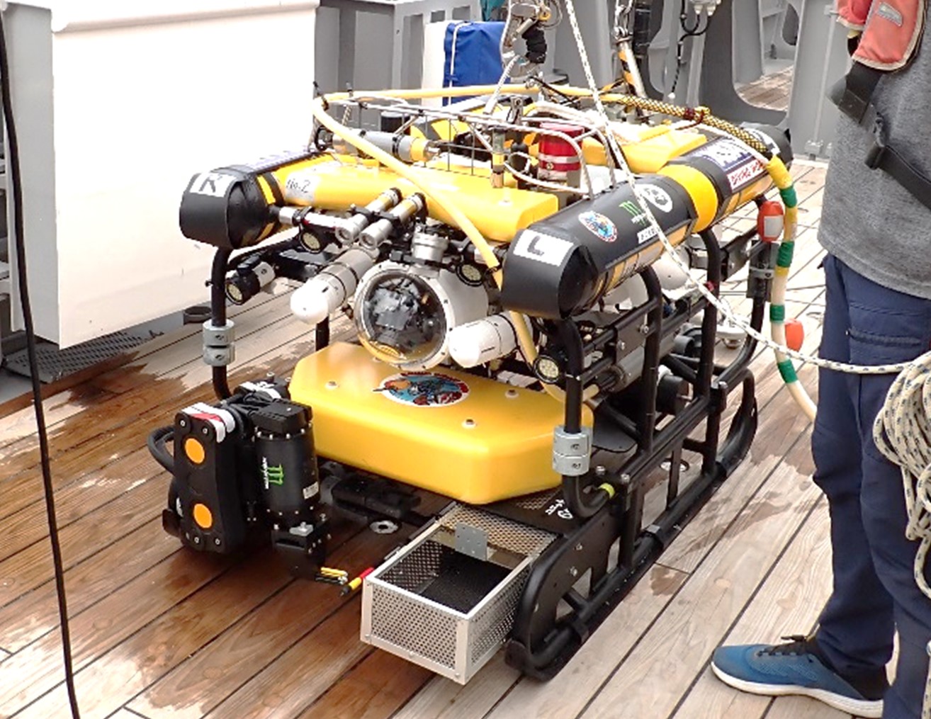 観測に利用したROV