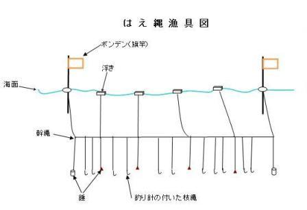 はえ縄漁具図